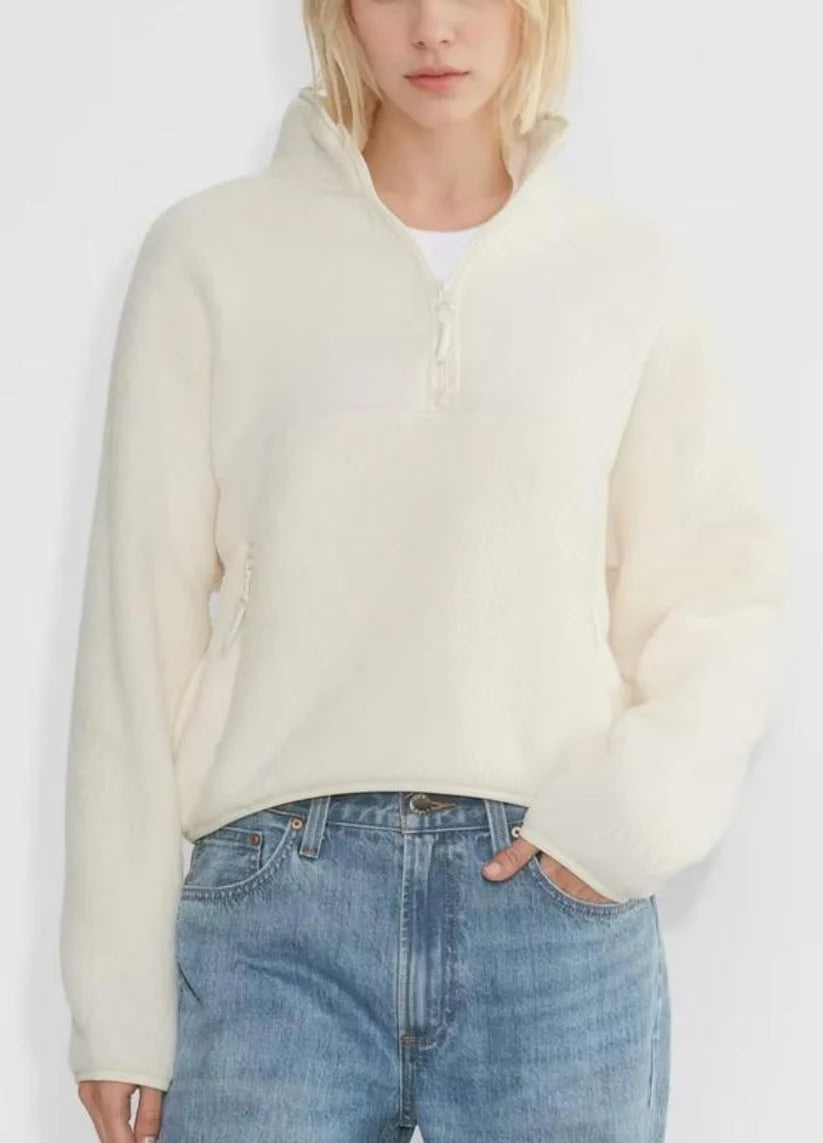 CloudFleece™ Cropped Quarter-Zip VIP