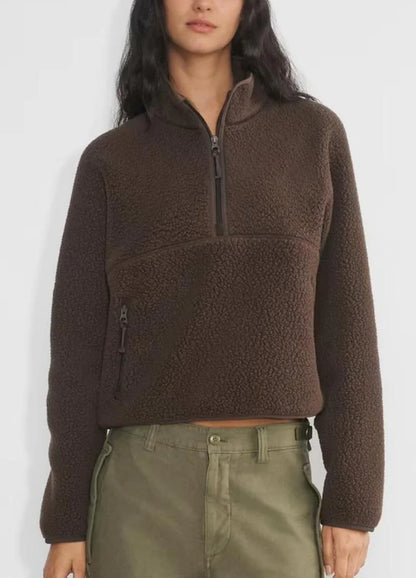 CloudFleece™ Cropped Quarter-Zip VIP